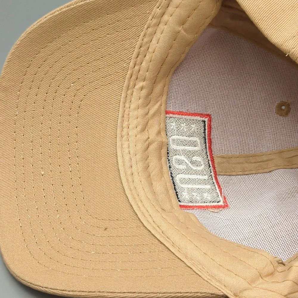 USO Support Our Heroes Baseball Cap Hat Ball Tan United Service Organization